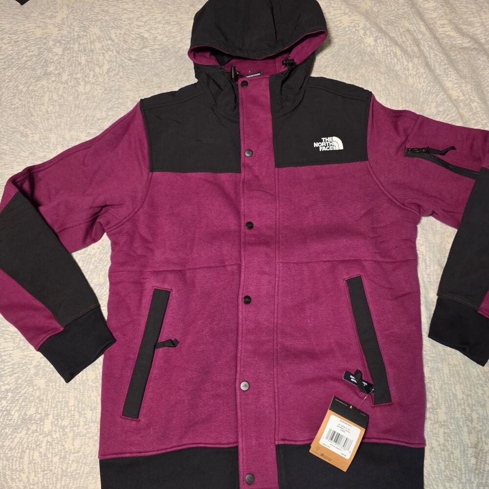 The North Face Men's Highrail Fleece Jacket boysenberry size Large MSRP $160